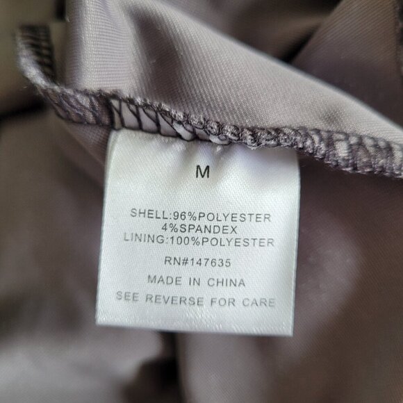 NWT Romeo & Juliet Couture Gray Purple Velvet Cold Shoulder Open Back Tie Top - Picture 7 of 7